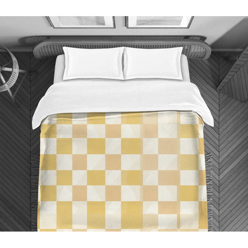 Checkered Comforter, King Comforter