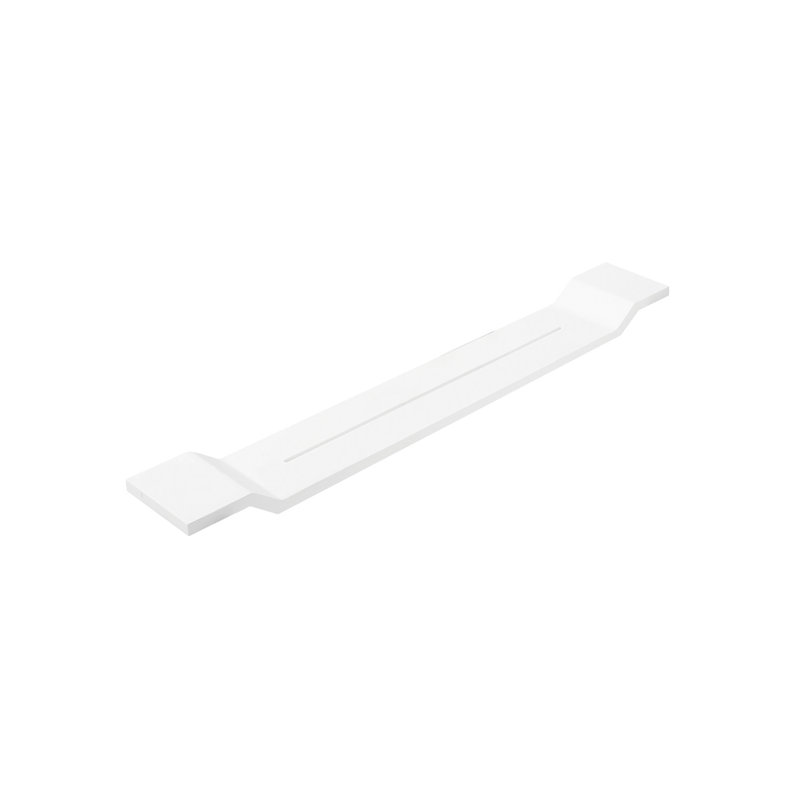 Serviteur de bain Traylor, Blanc mat