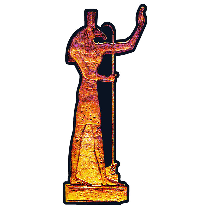 Ensemble de divinités égyptiennes en carton