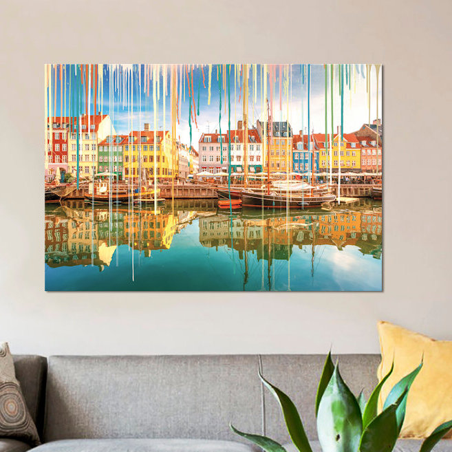 « soleil révéls éclatant color », impression sur toile, H 18 po x l 26 po x P 1,5 po