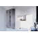 Ursa 34 in. x 58.25 in. Frameless Gray Tinted Single Fixed Bath Panel