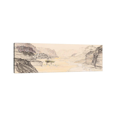 Nahal Nekarot by Itzu Rimmer - Panoramic Print on Canvas