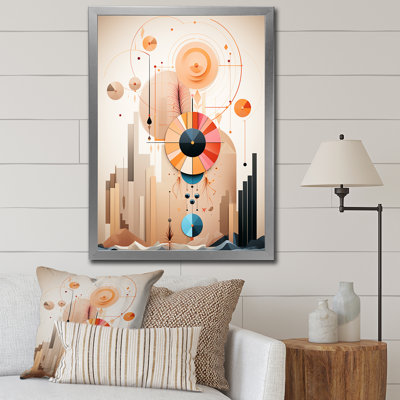 Glorious Elegance Art Nouveau Abstract Geometric I - Modern Geometric Wall Decor