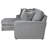 Dhilon Plush Chenille Sectional Sofa-1767274881