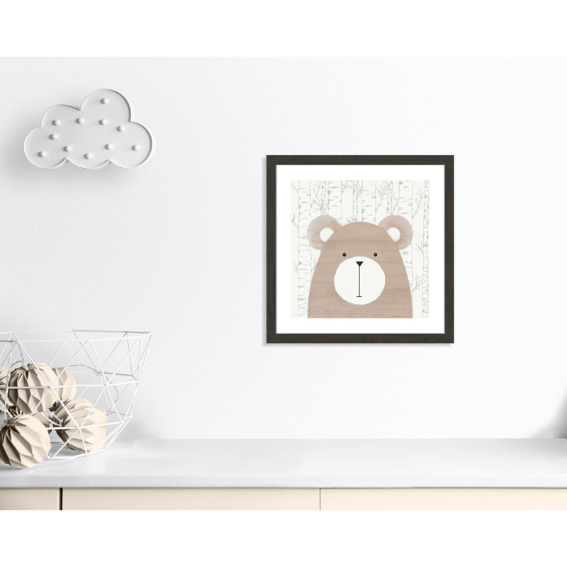 Friends 1, art encadré, H 22,5 po x l 22,5 po x P 0,6 po, Cadre plat à grain de bois noir