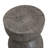 Alder Modern Rustic MGO Sculptural Side Table with Realistic Wood Grain Hourglass Design-125959284