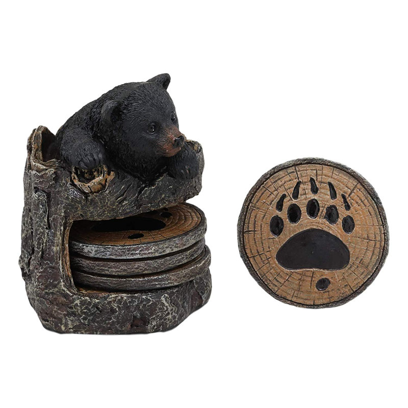 Sous-verre en souches bear