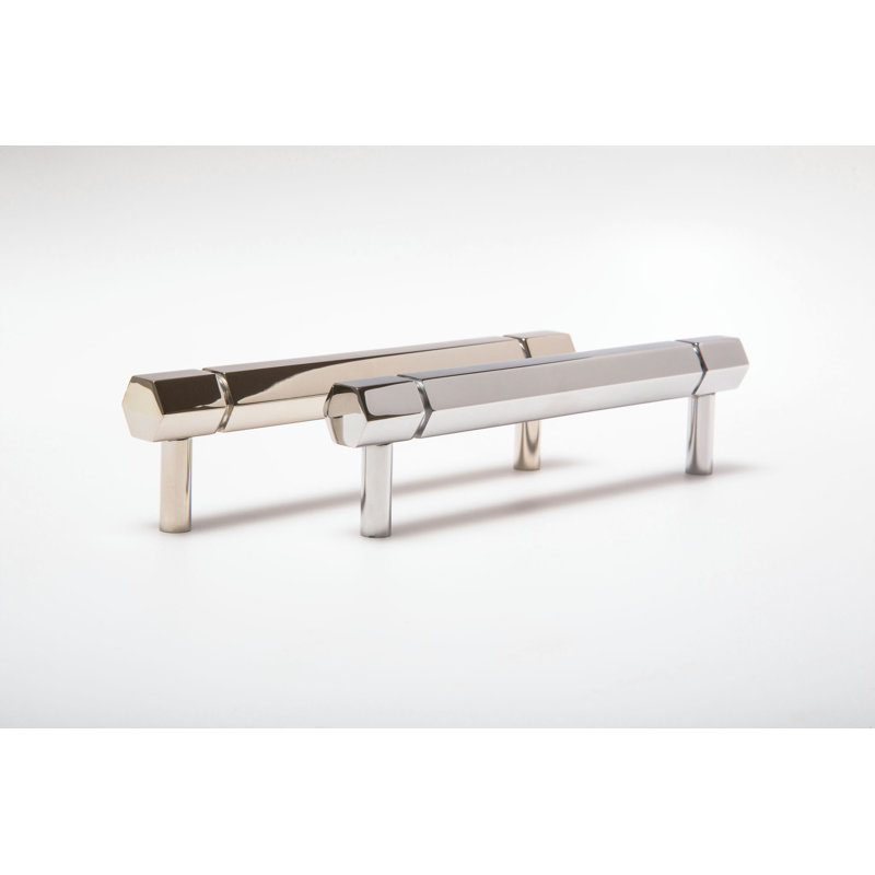 Facet Bar / Handle Pull, Polished Chrome