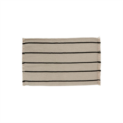 Lina Striped Rectangle Bath Mat