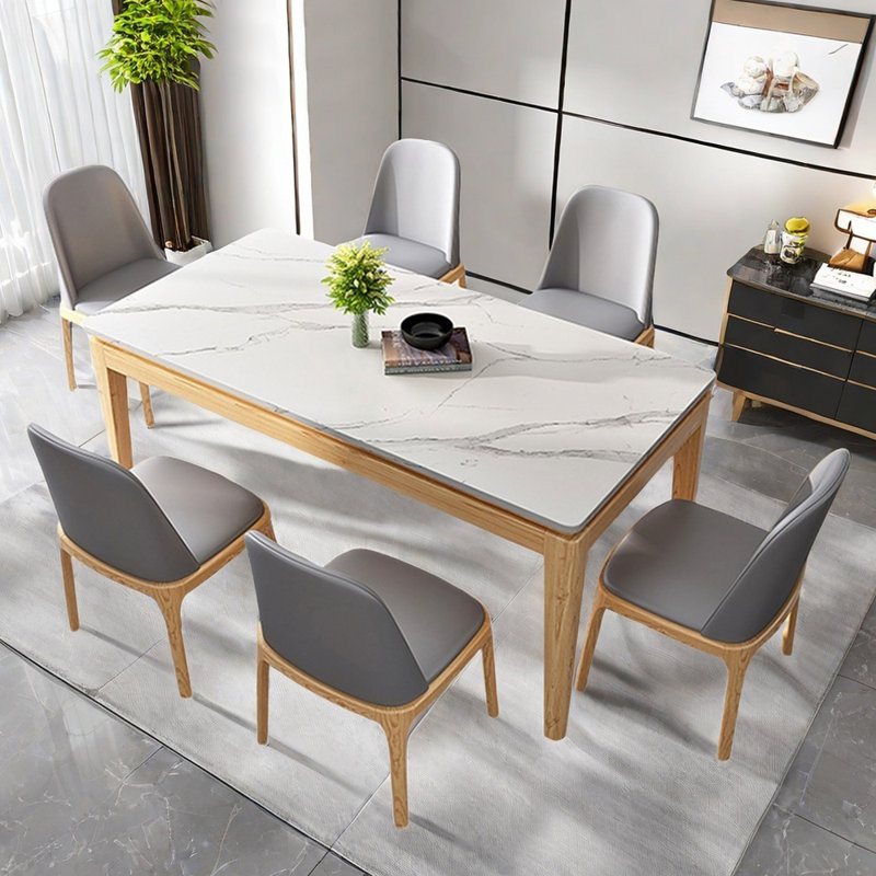 Ensemble de table de salle à manger moderne et simple, H 29,5 po x L 59 po x l 35,4 po