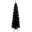 Arbre de Noël artificiel mince 7,5 pi avec base en métal pliable