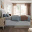 Lit plateforme double en bois massif avec pied de lit assorti et lit double Lplesy par Harriet Bee-360140110