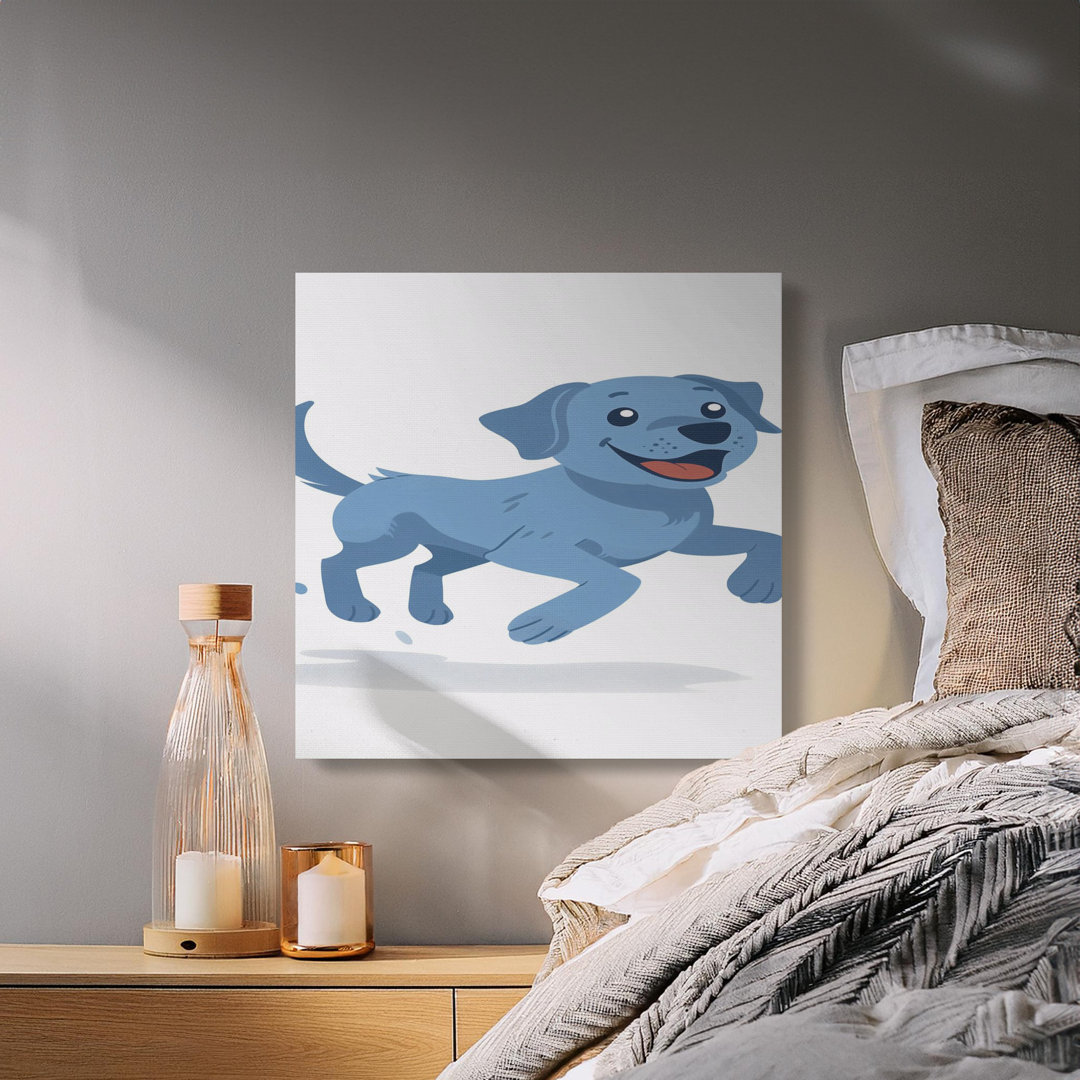 Playful Blue Puppy Rippy