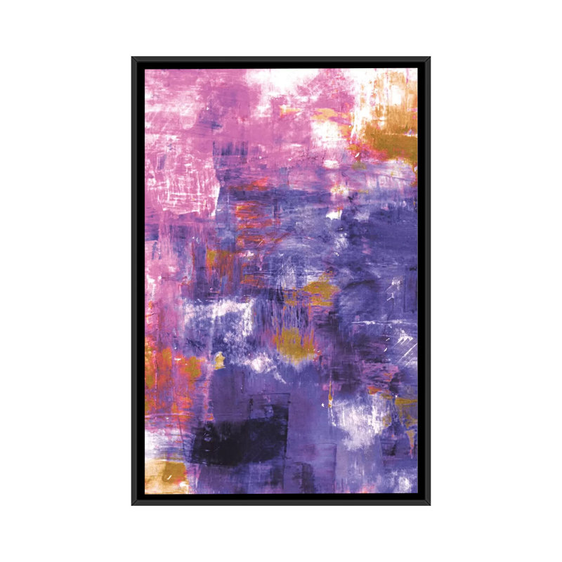 " Off The Grid X " by Julia Di Sano, 26" H x 18" W x 1.5" D, Black Framed Canvas, No Matte