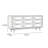 Walnut Colored Large Capacity Buffet Table-1119782800