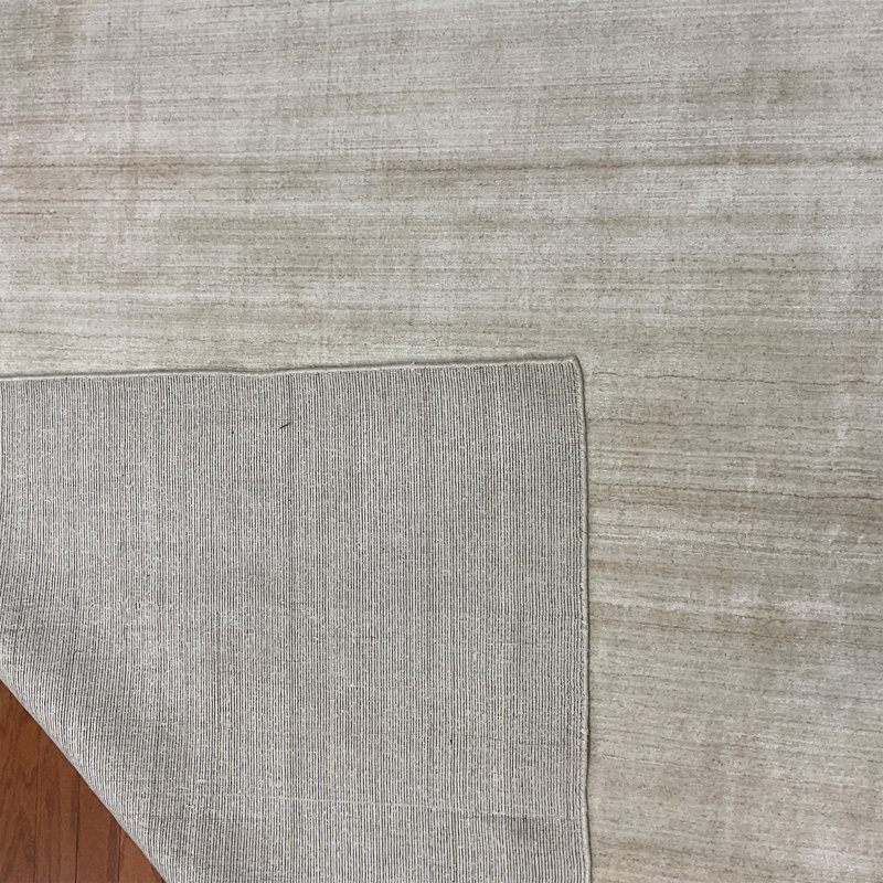 Tapis en soie noué à la main, Rectangulaire 8 pi x 10 pi