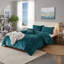 Ensemble d'édredon en velours simple / simple TG avec coussin décoratif-135455896
