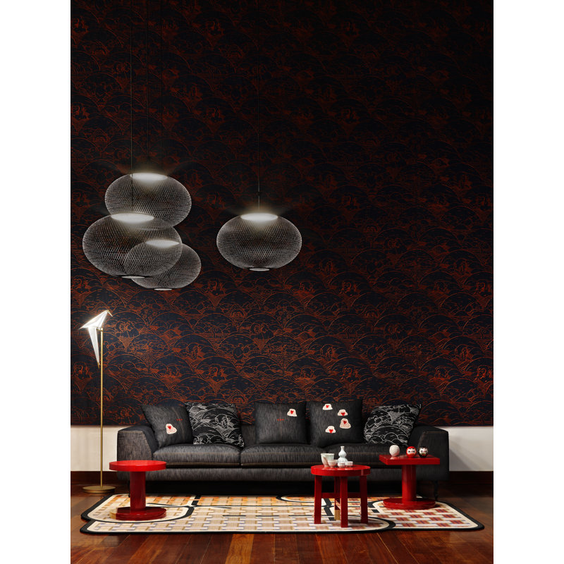 NR2 1 - Light LED Pendant, Black, Medium