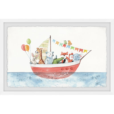 Juliana Boat Ride to Freedom Framed Print
