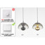 1 - Light Black LED Dome Pendant