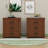 Rustic Three Drawer Reclaimed Solid Wood Farmhouse Nightstand Set Of Two