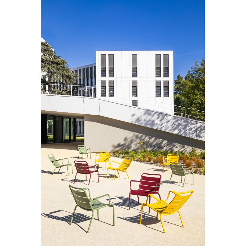 Luxembourg Stacking Patio Dining Armchair, Cotton