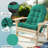 Thick  Adirondack Chair Cushion, High Back Patio Cushions-247398819-247398828