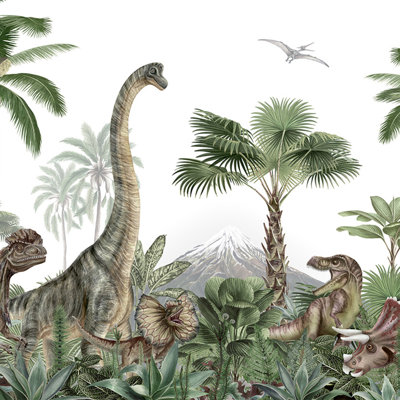 Adhésif mural Dino Island