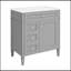 Meuble-lavabo de 30 po avec lavabo supérieur, meuble-lavabo moderne avec 2 tiroirs et tiroir escamotable, meuble-lavabo simple-1521568183