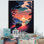 «Road to the Sunset V», reproduction sur toile
