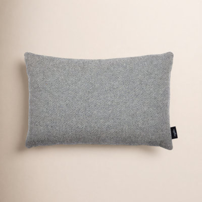 Crosshatch Sunbrella® Indoor/Outdoor Lumbar Throw Pillow