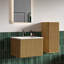 Ensemble de meuble-lavabo simple mural avec plateau en céramique Alessandria -269077723-271895845