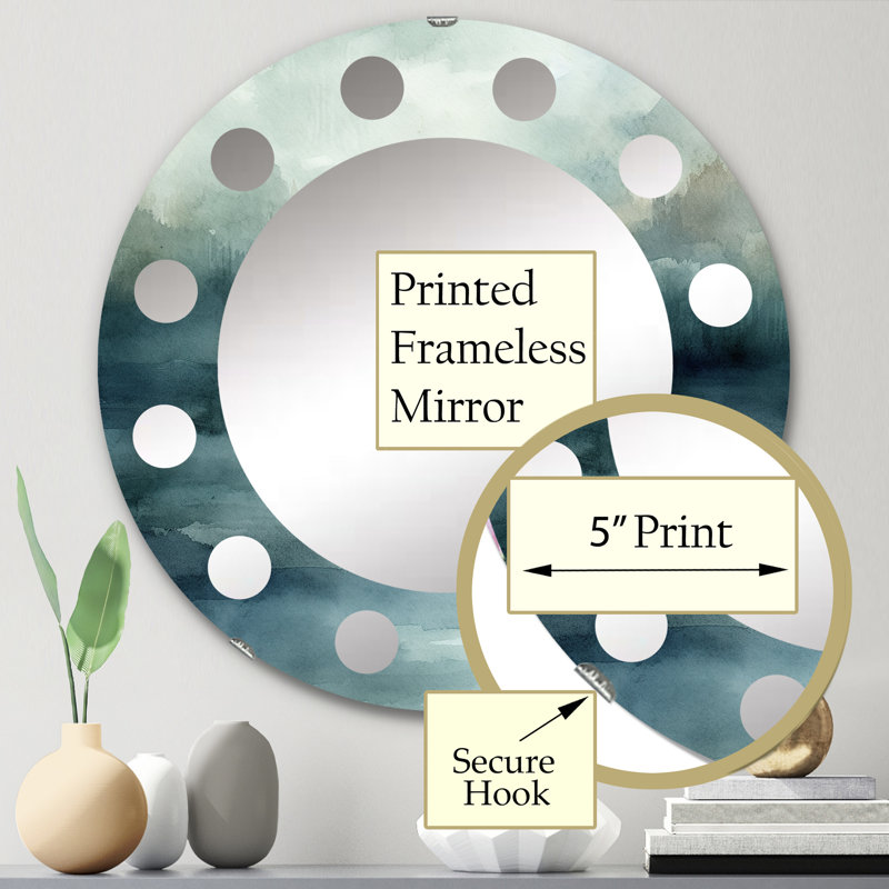 Miroir mural Moquin, 24 po x 24 po