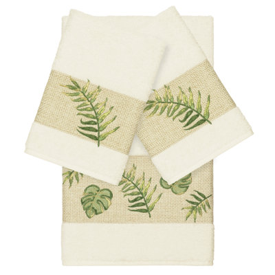 Zoe 3 Piece Turkish Cotton Towel Set