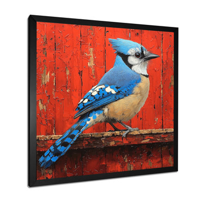«Blue Jay» par The Red Barn I - oiseau, art mural