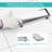 60 In. Stainless Steel Linear Shower Drain With Tile-In Pattern Surface
