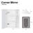 Laniyia 16.7'' W 23.6'' H Wall Mounted Required Frameless Medicine Cabinet Mirror 3 Fixed