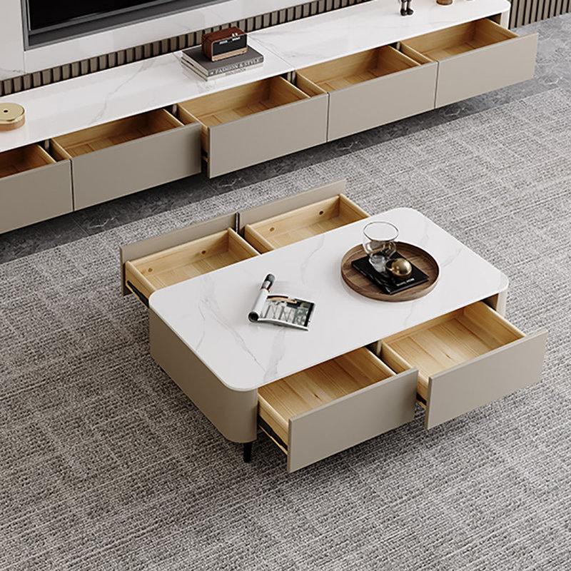 Table de bout Rock, H 17,7 po x L 55,1 po x l 31,5 po