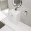 Meuble-lavabo autoportant avec lavabo en résine