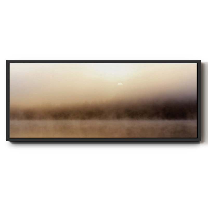 Break of Dawn - toile encadrée, Noir, H 24 po x l 60 po x P 1,5 po