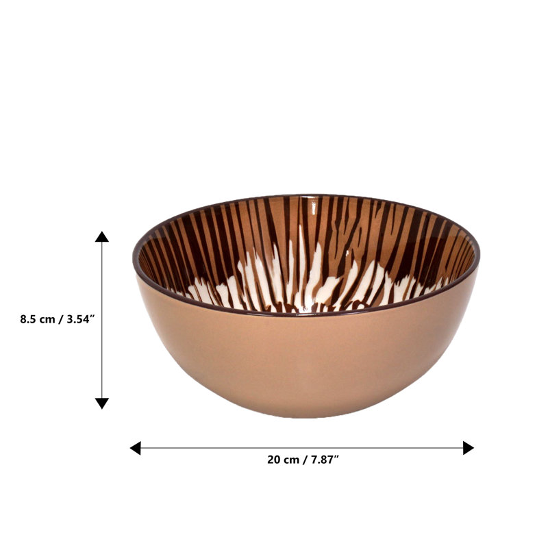 Mocha Salad & Sauce Bowl Set