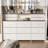 70" Bedroom Dresser With 13 Large Drawers-753079605
