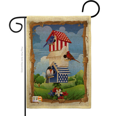 Charlottesville Double Sided 18.50'' H x 13'' W Polyester Garden Flag