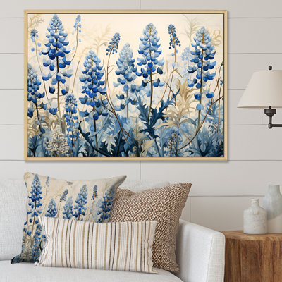Magical Blue Bonnets Meadows I, reproduction d'art sur toile