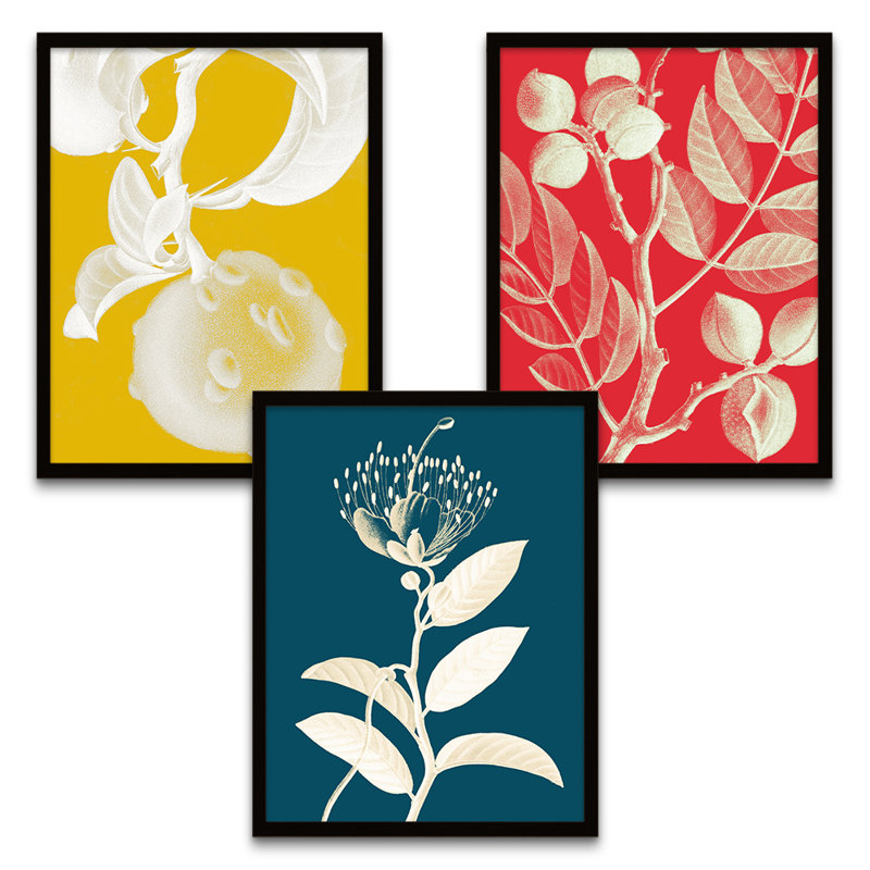 Botanics Leaves Ferns - 3 Piece Print Set
