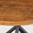 Highfill Round Solid Wood Top with Iron Base Dining Table