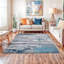 Tapis gris / bleu / blanc Willington-456081077