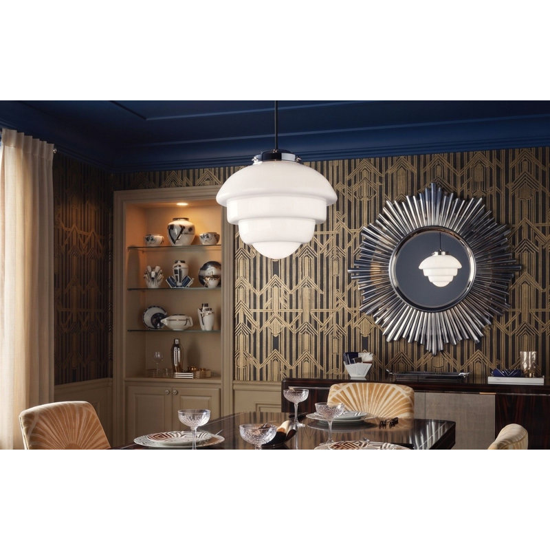 1 - Light Chrome Geometric Pendant