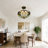 3 - Light 16" Baroque Flush Mount Light (Warm Bulbs Included)