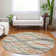 Premium Machine Washable Prisco Orange Rug